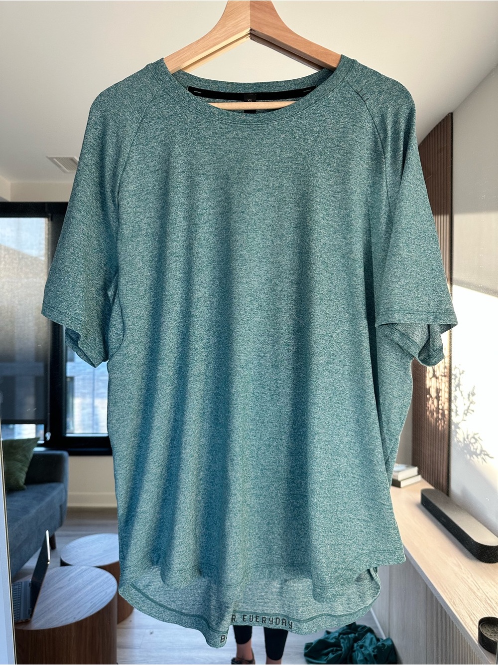 Lululemon Drysense Shirt in Heather Teal